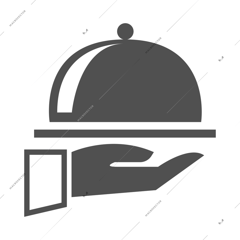 Cooking black composition with isolated monochrome kitchen and restaurant icon on blank background vector illustration