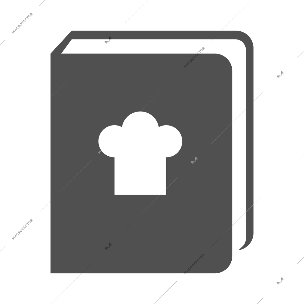 Cooking black composition with isolated monochrome kitchen and restaurant icon on blank background vector illustration