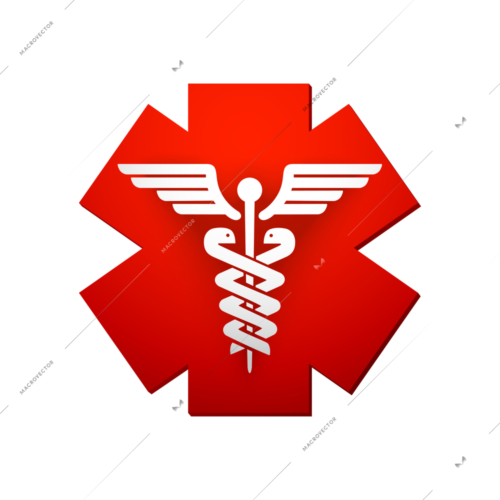 Realistic medical composition with isolated colorful medicine icon on blank background vector illustration