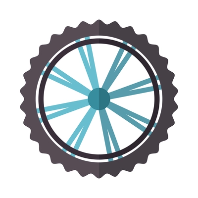 Bicycle composition with isolated colorful cycling equipment icon on blank background vector illustration