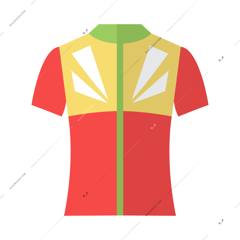 Bicycle composition with isolated colorful cycling equipment icon on blank background vector illustration