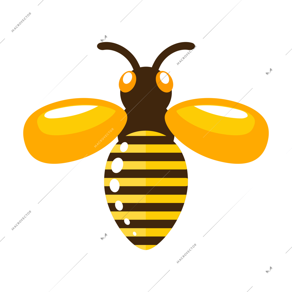 Honey composition with isolated coloful agriculture product icon on blank background vector illustration