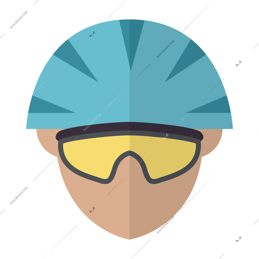 Bicycle composition with isolated colorful cycling equipment icon on blank background vector illustration