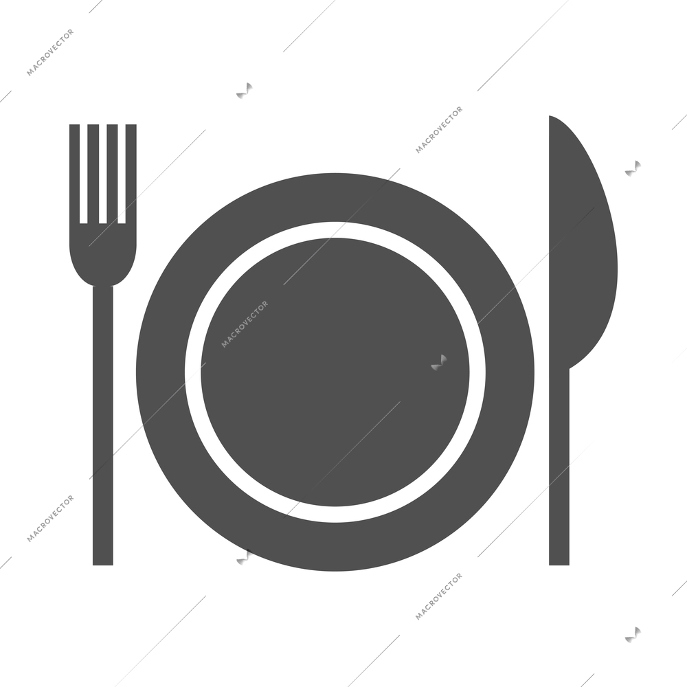 Cooking black composition with isolated monochrome kitchen and restaurant icon on blank background vector illustration