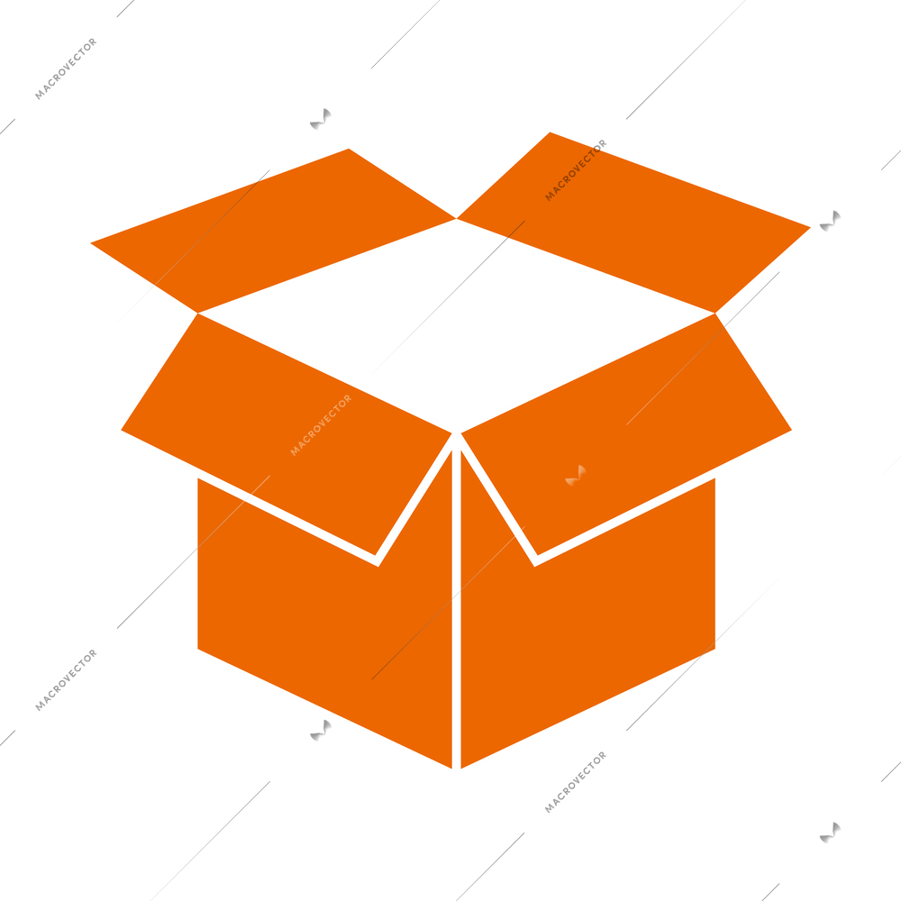 Logistic composition with blue and orange delivery service shipping icon vector illustration