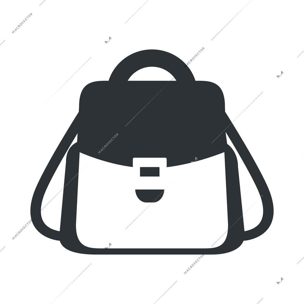 Education black composition with isolated monochrome icon of studying appliance vector illustration