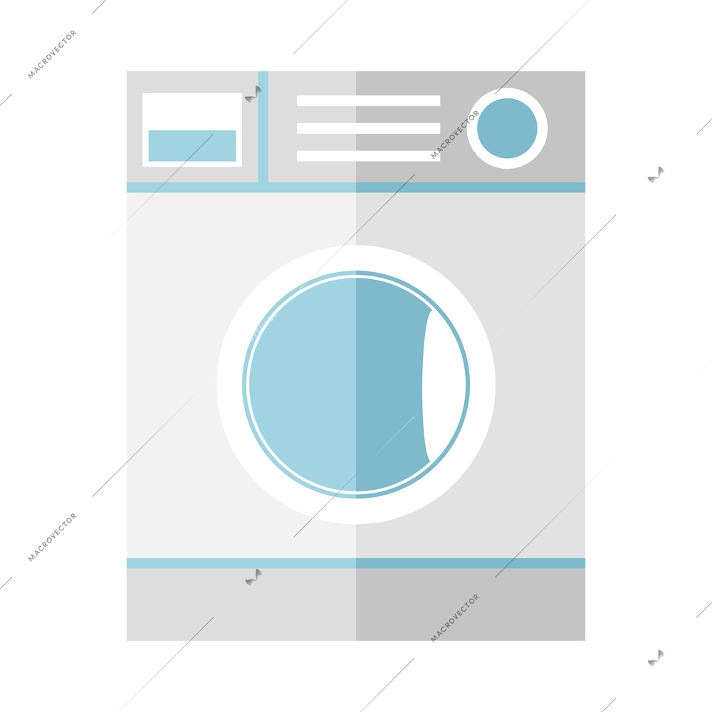 Cleaning composition with isolated colorful image of housework equipment on blank background vector illustration