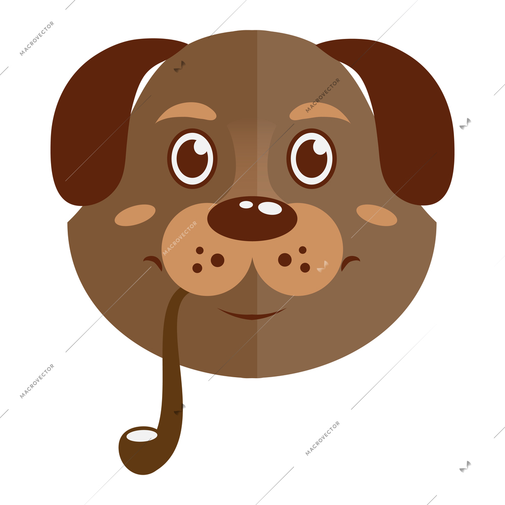 Animal hipsters composition with head of animal wearing vintage fashionable clothes vector illustration