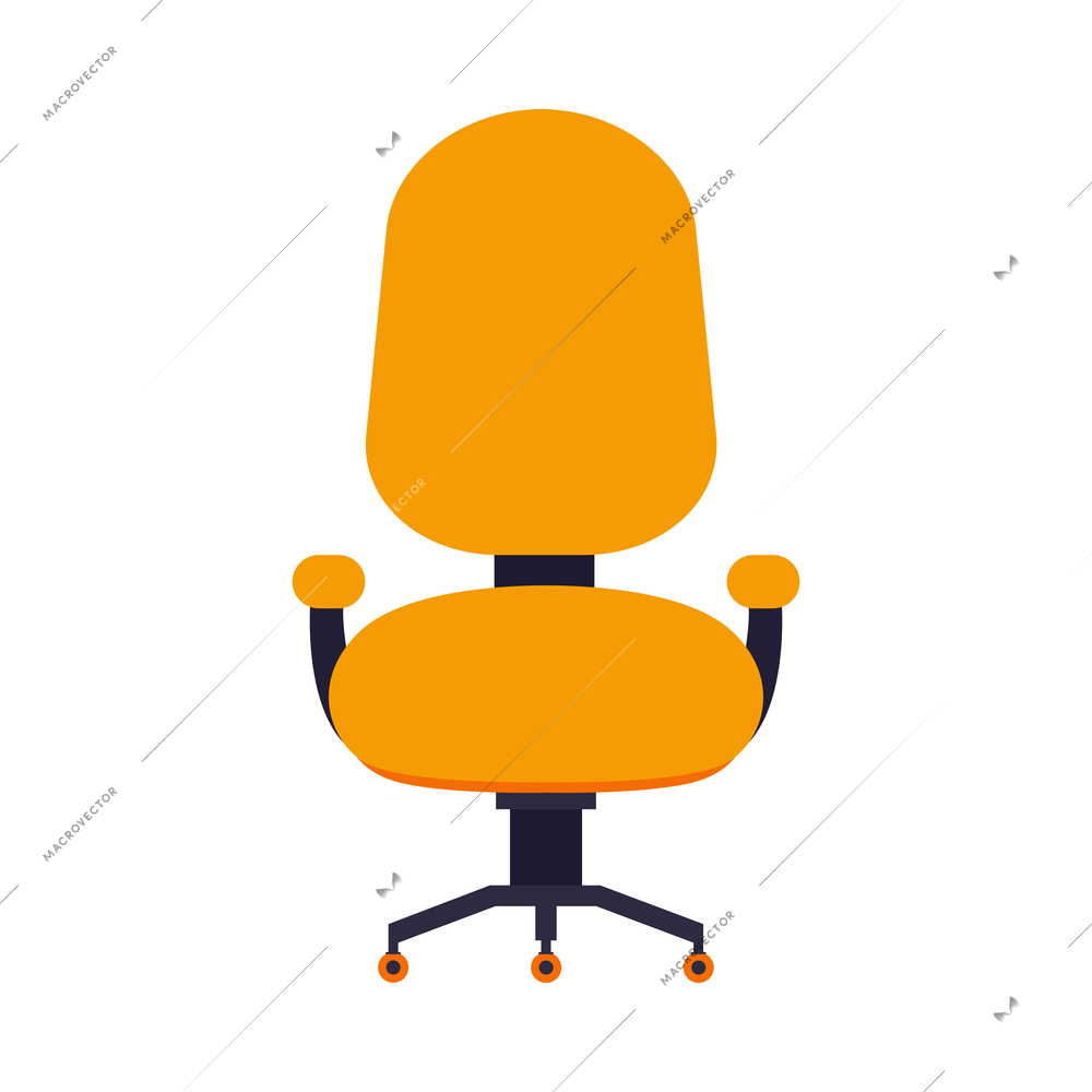 Business item composition with isolated colorful icon on blank background isolated vector illustration