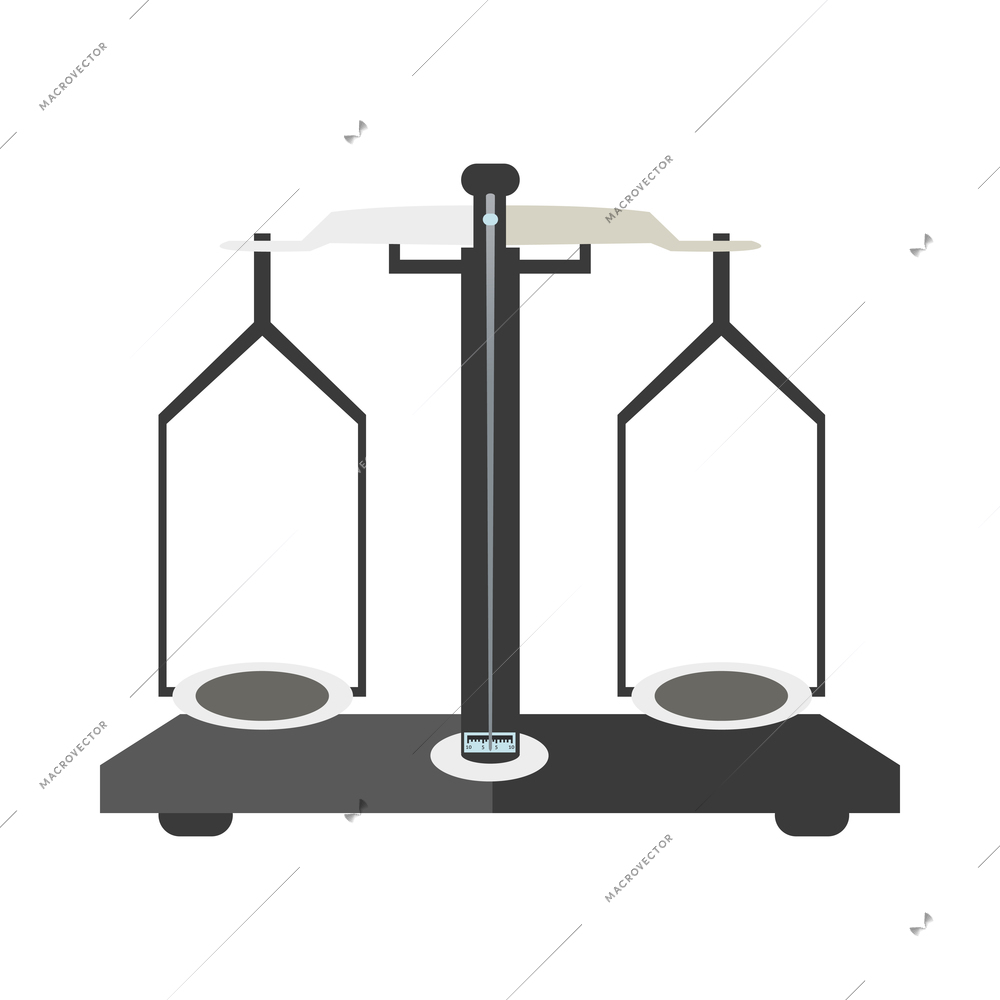 Science laboratory equipment composition with isolated color icon on blank background vector illustration