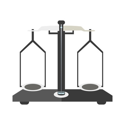 Science laboratory equipment composition with isolated color icon on blank background vector illustration