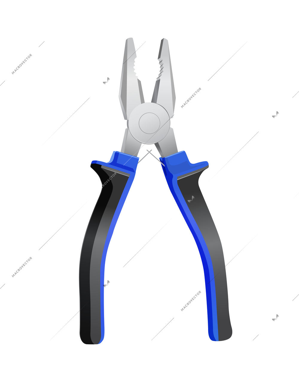 Realistic tools composition with house maintenance and repair tool isolated on blank background vector illustration