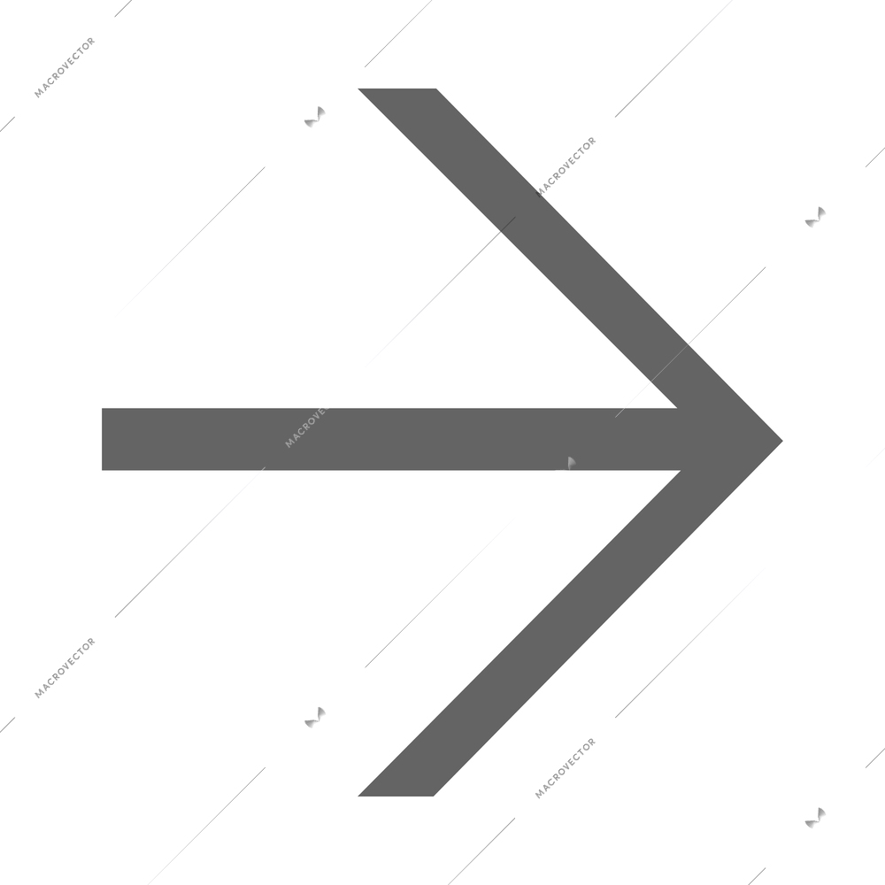 Arrow composition with isolated black monochrome icon of stylized arrow on blank background vector illustration