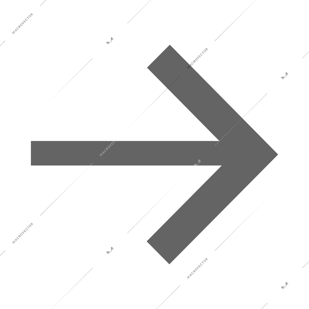Arrow composition with isolated black monochrome icon of stylized arrow on blank background vector illustration