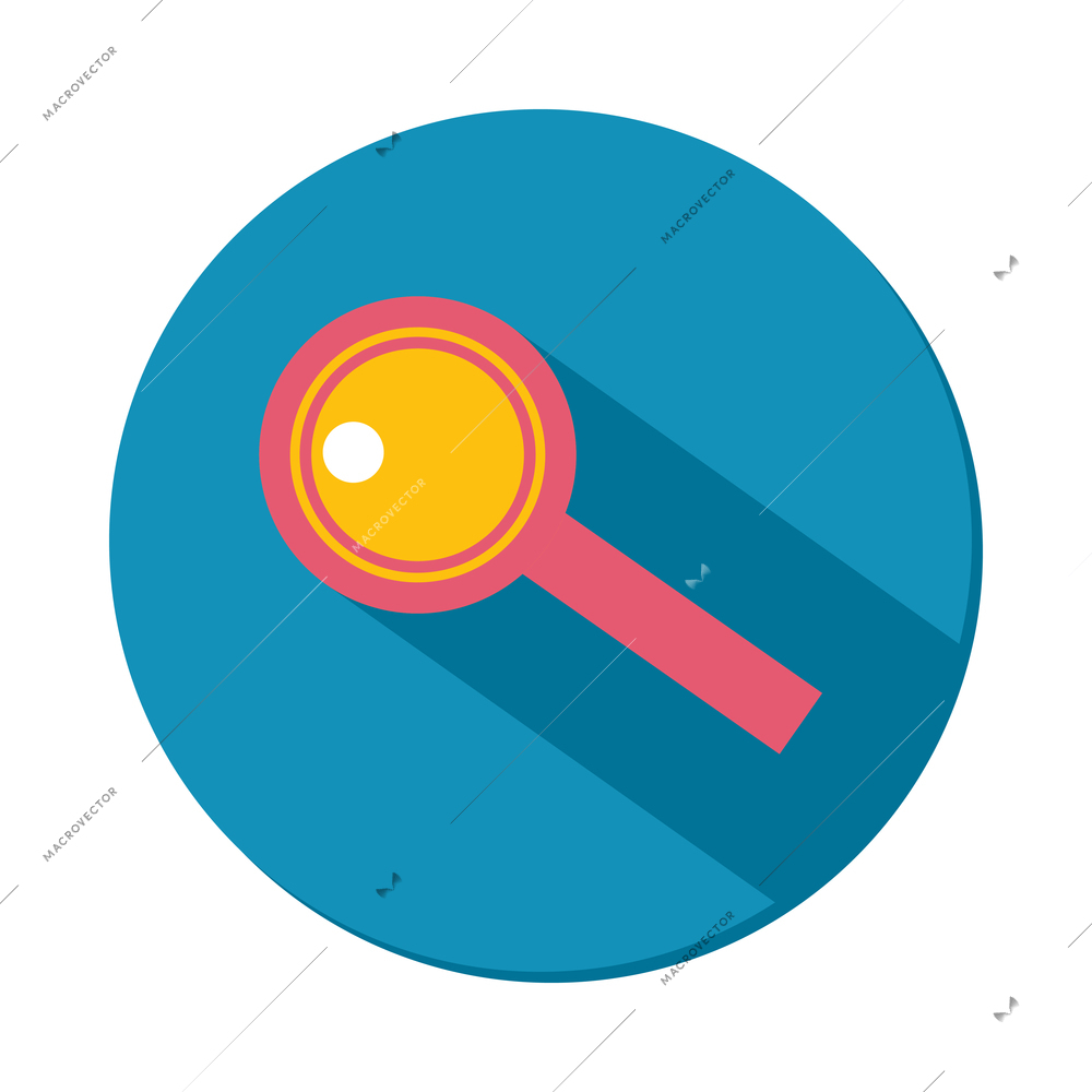 Education composition with colorful circle icon of knowledge supply isolated on blank background vector illustration