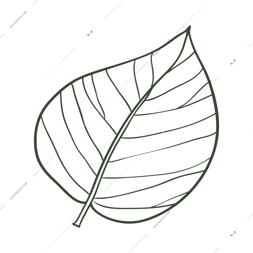 Doodle ecology composition with monochrome hand drawn style eco image on blank background vector illustration