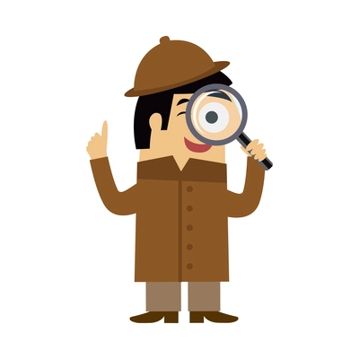 Oscar profession composition with doodle style male character wearing professional uniform vector illustration