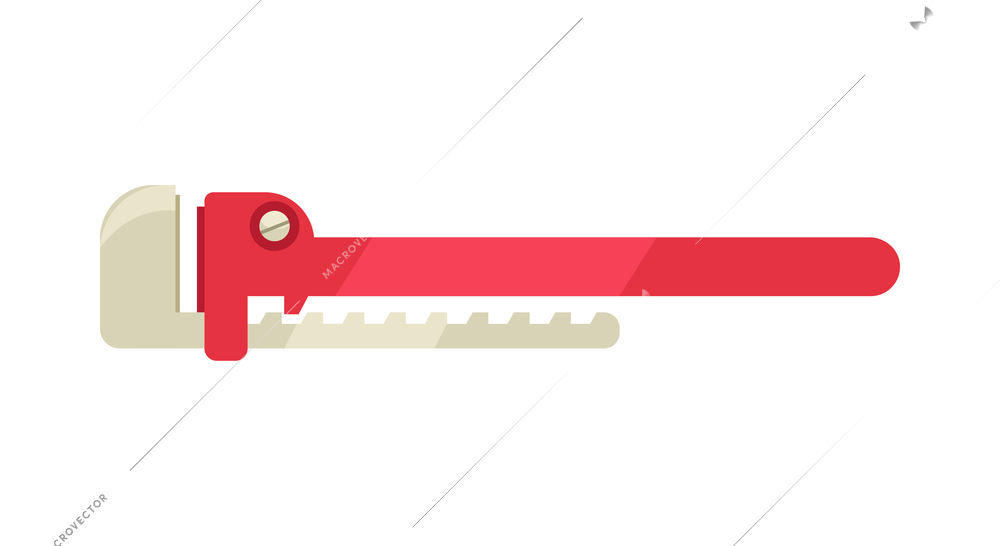 Plumber composition with isolated cartoon style home fixture fixing image on blank background vector illustration