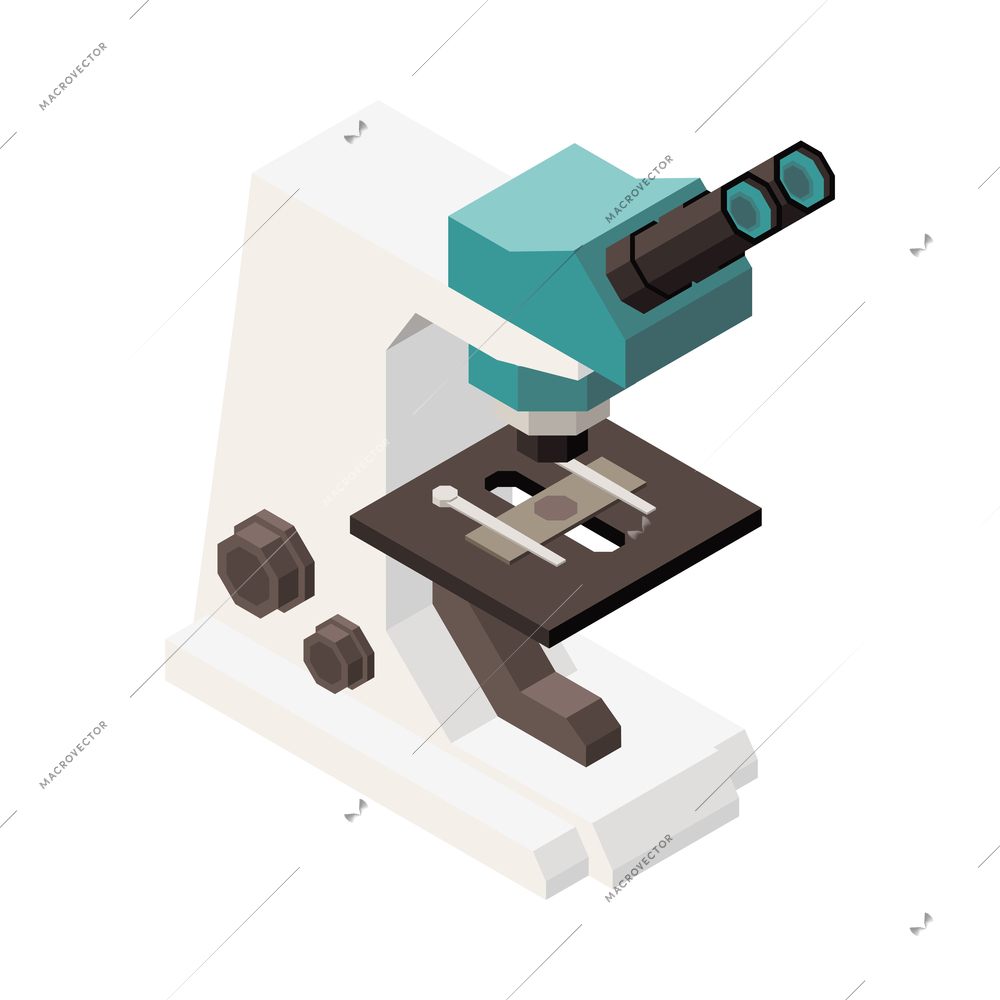 Pharmaceutical production isometric composition with isolated view of medical laboratory appliances vector illustration