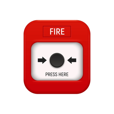 Fire extinguisher infographic composition with realistic image of fire fighting appliance vector illustration