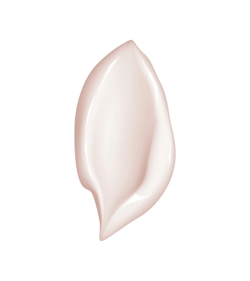 Foundation realistic smears composition with isolated drops for different tones and types of skin vector illustration