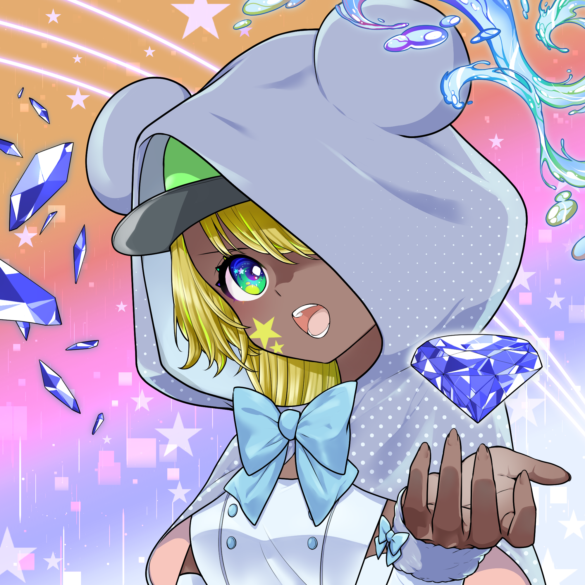 Ophelia - Bear light blue #1200