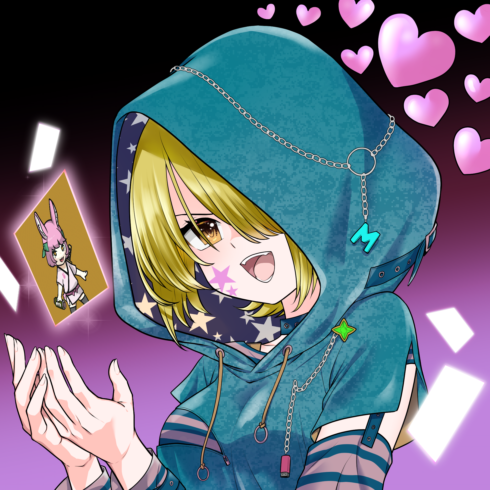 Ophelia - Pank blue green #0215