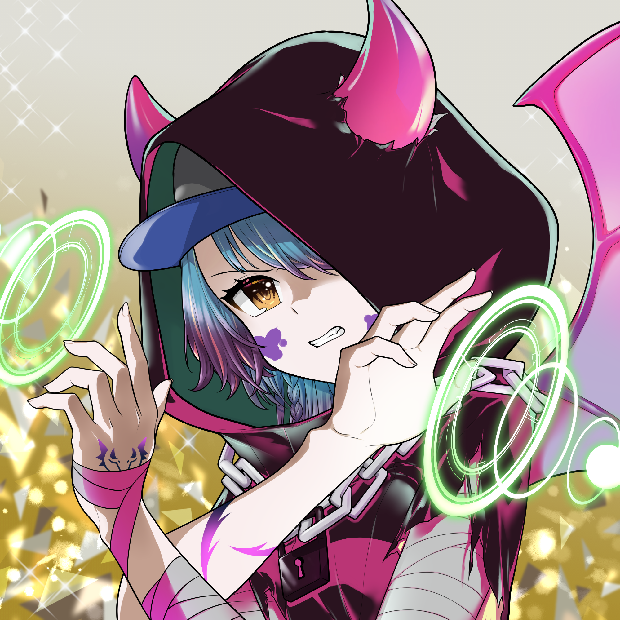 Daphne - Devil black pink #0754