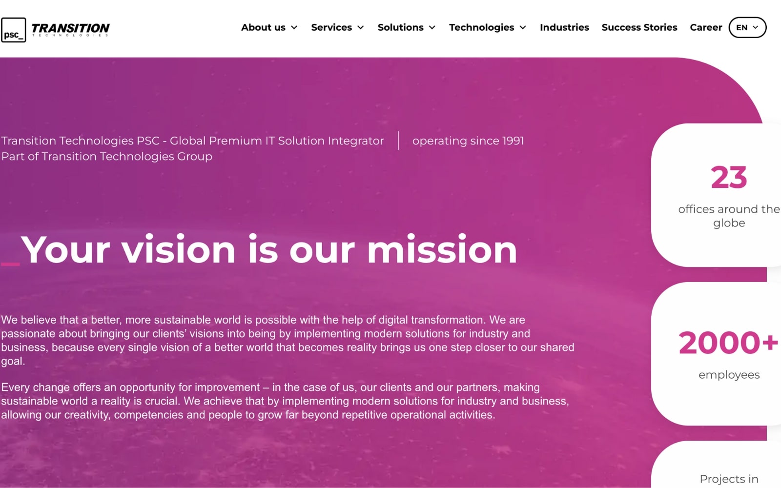 Transition Technologies PSC