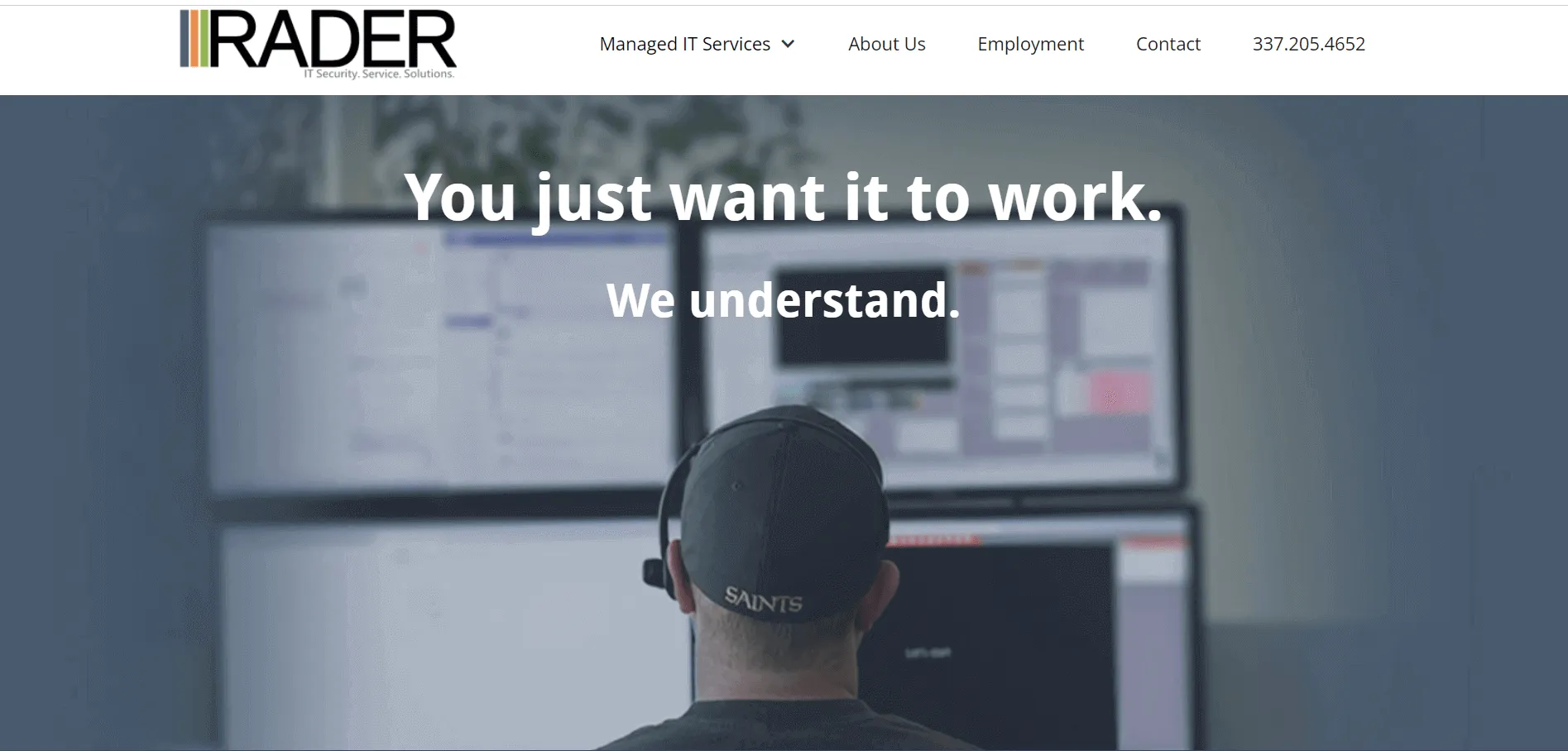 Rader Solutions’s website