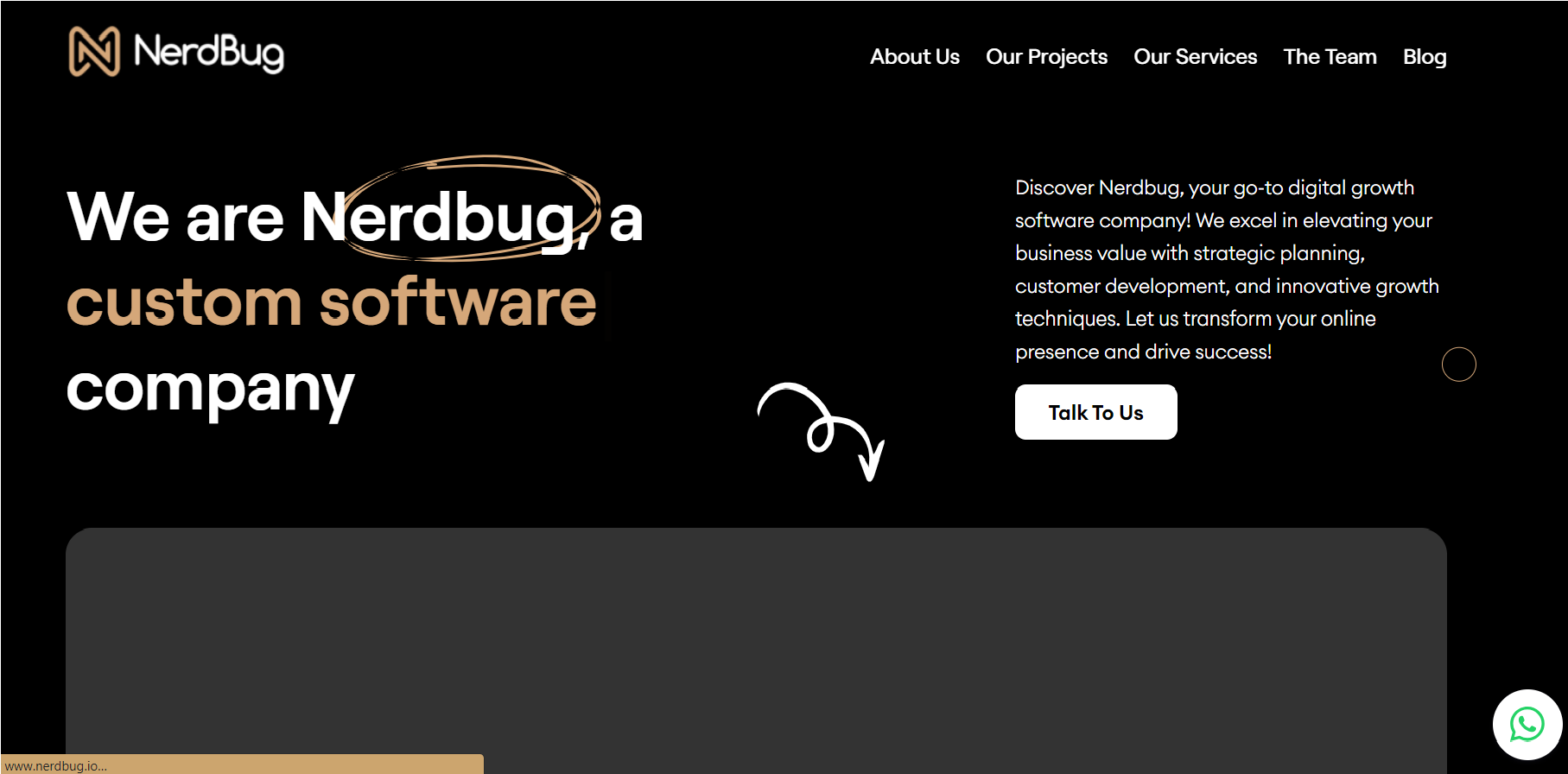 NerdBug’s website 