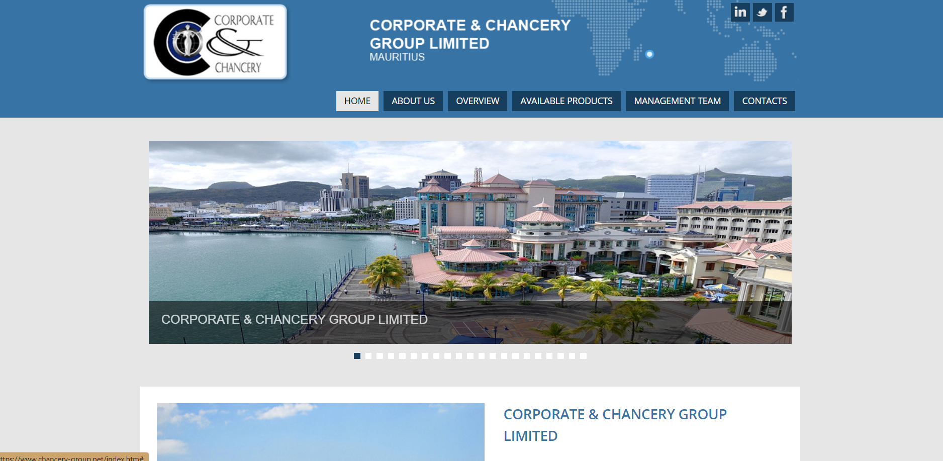 Corporate & Chancery Group’s website