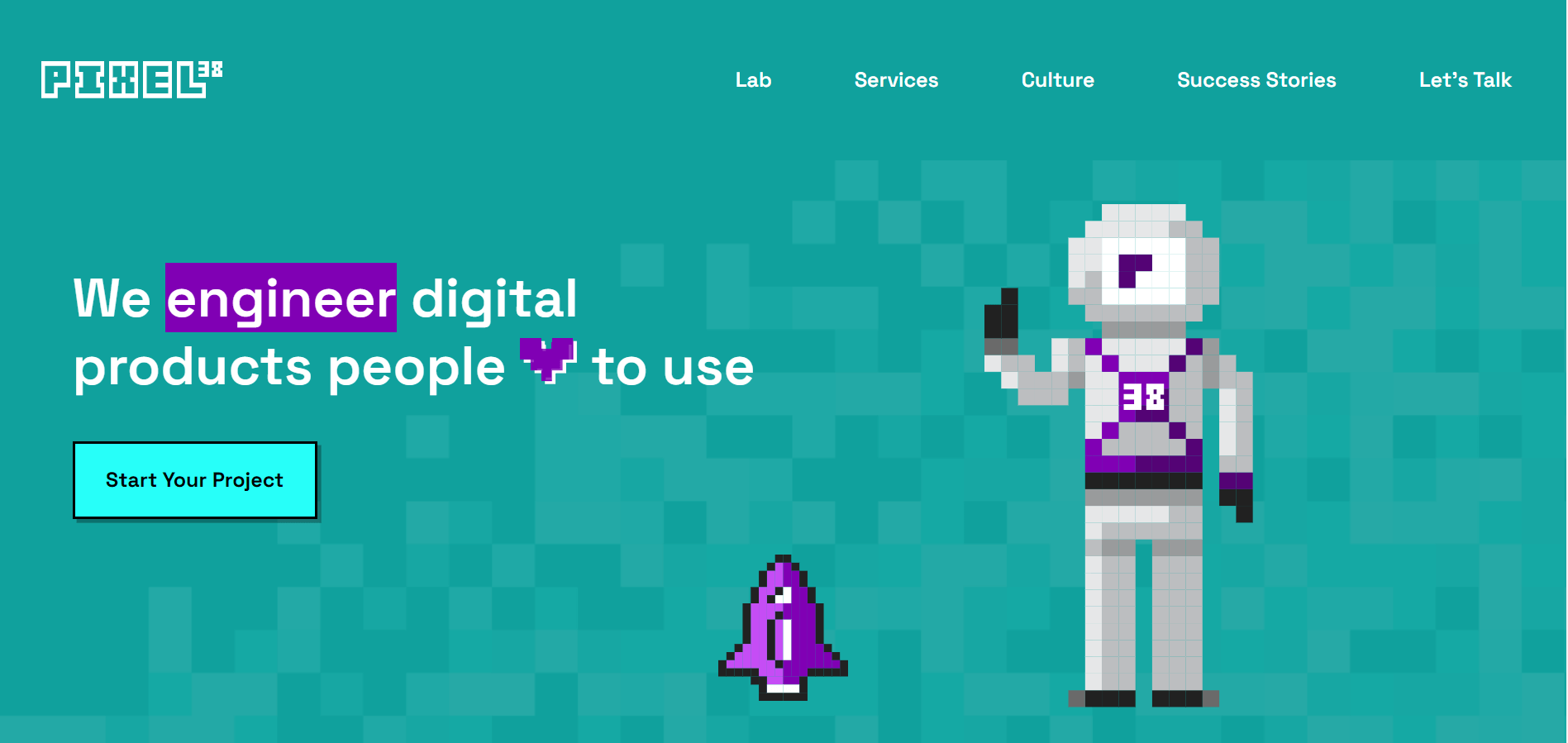 Pixel38’s website