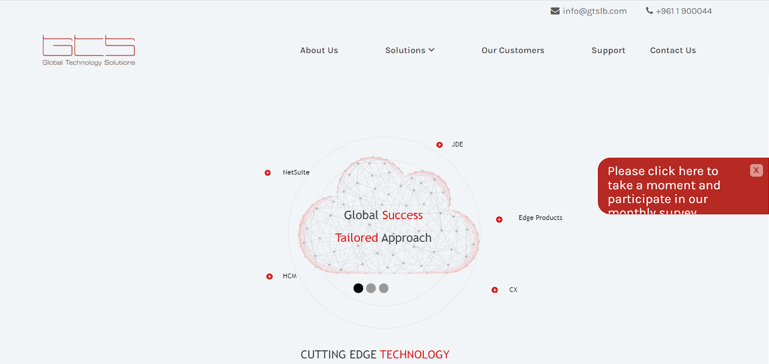 Global Technology Solutions’s website