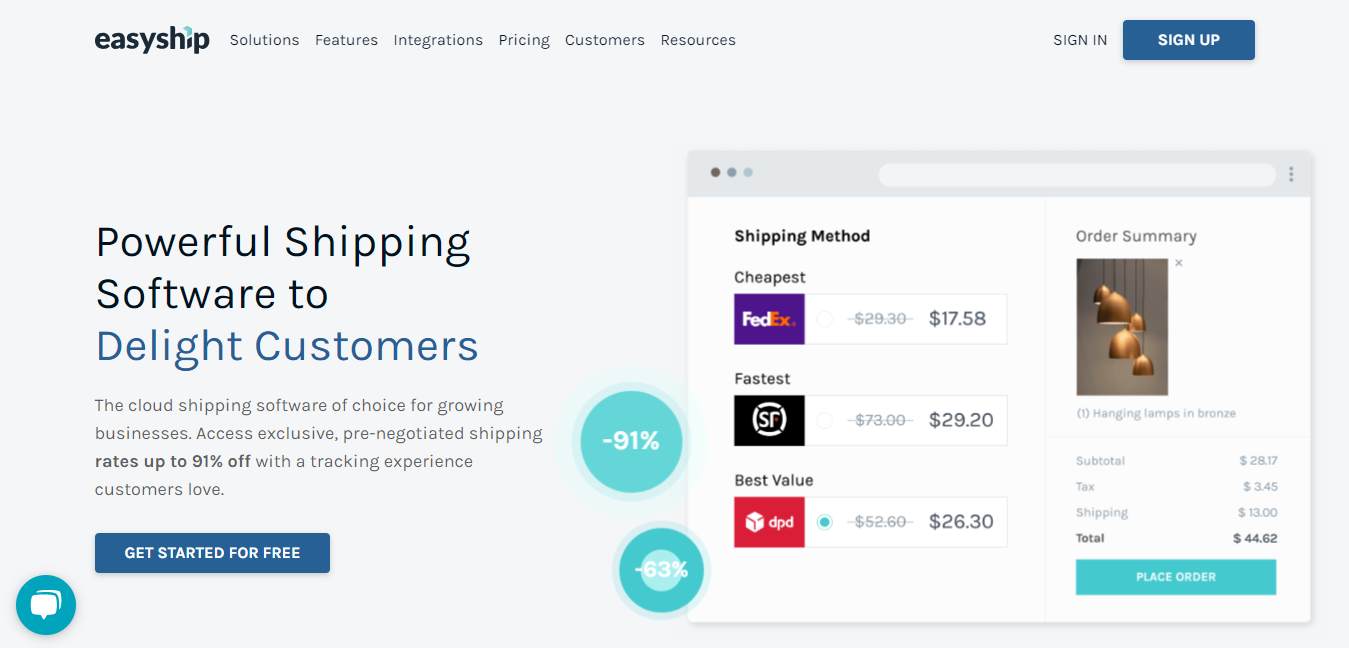 Easyship - Shopify 3PL Provider