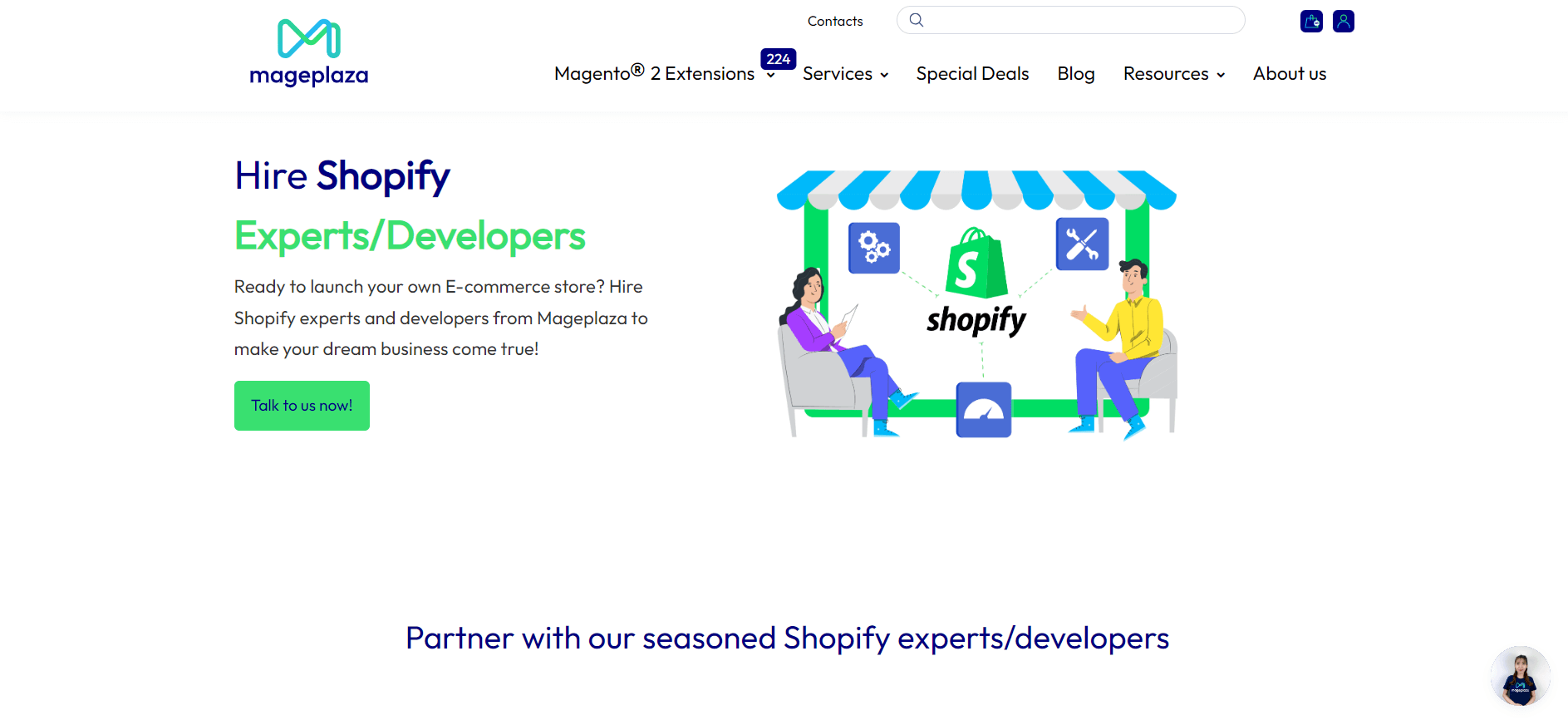 Hire Shopify developers from Mageplaza