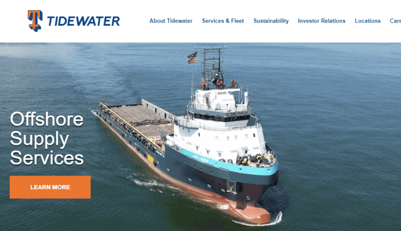 Tidewater’website