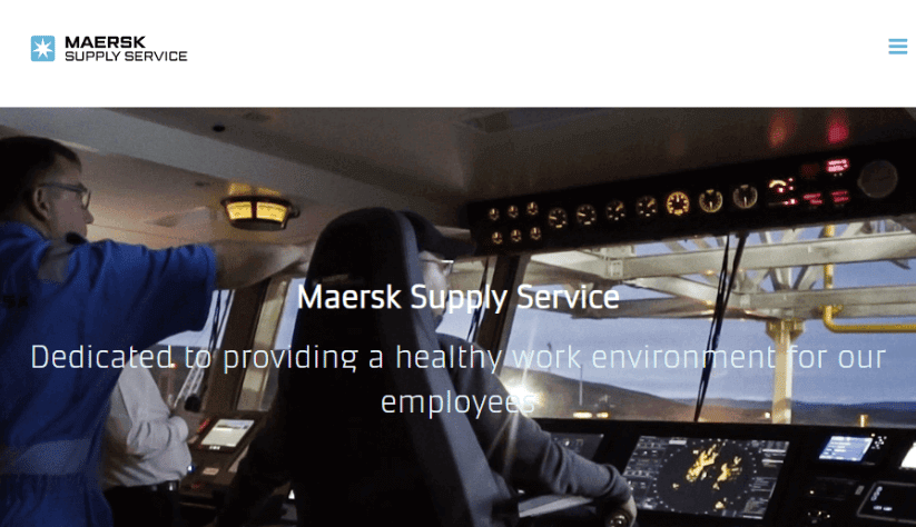 Maersk’s website