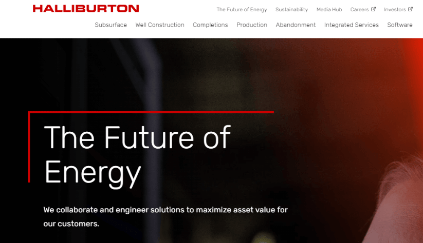 Halliburton’s website