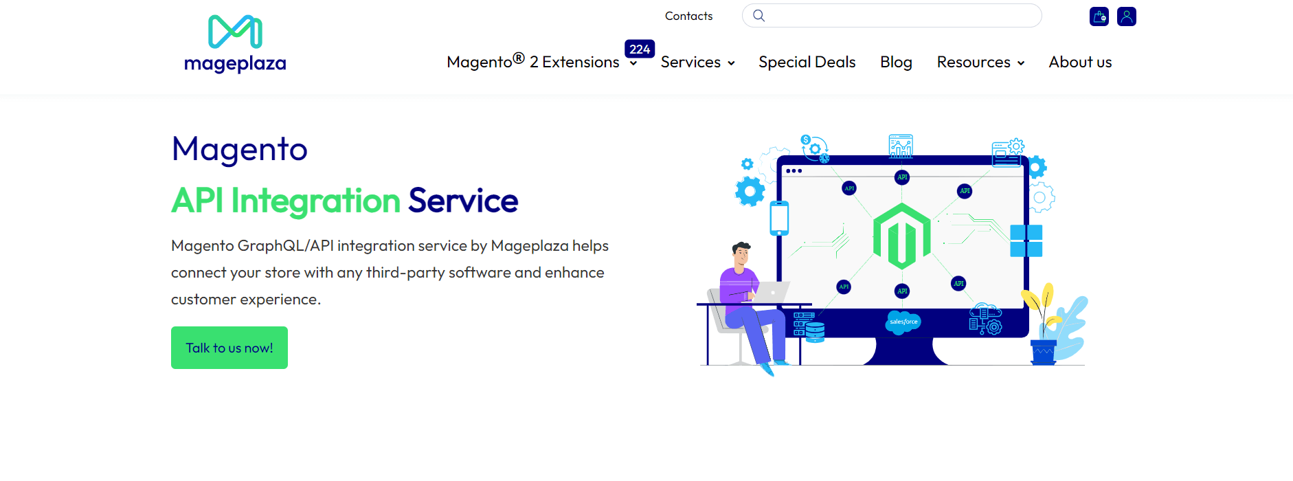 Magento API Integration service of Mageplaza