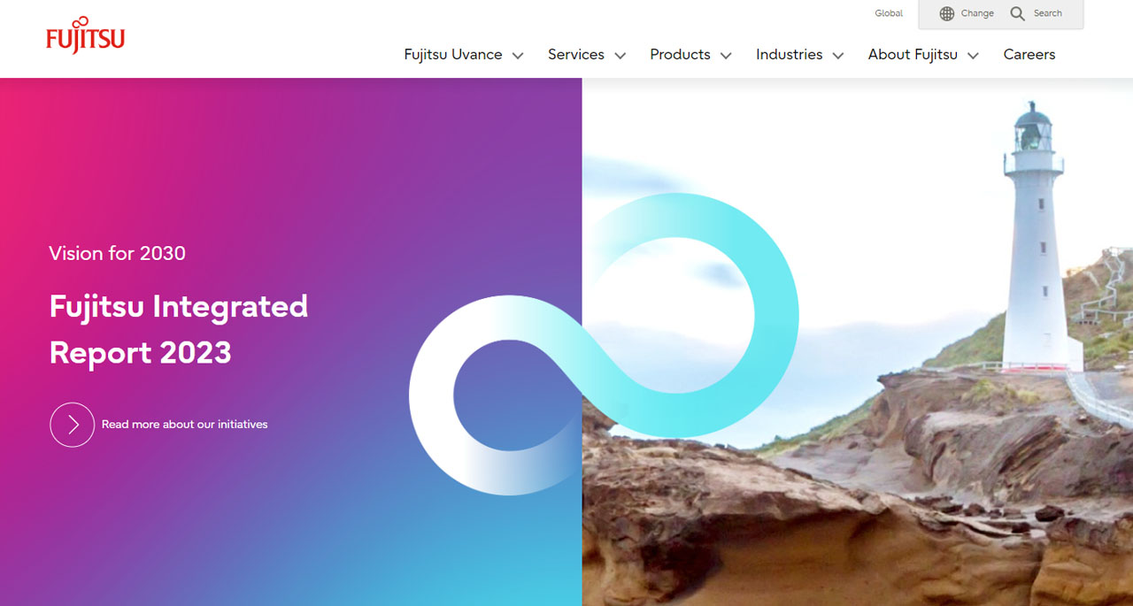 Fujitsu’s website