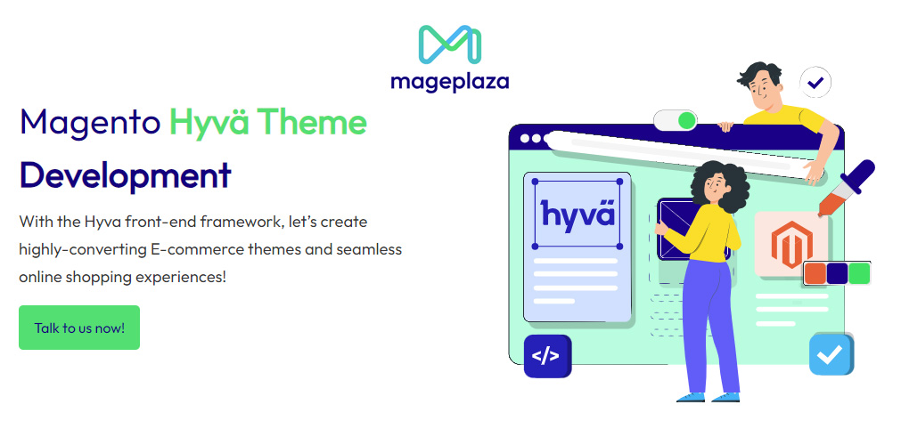 Magento 2 Hyva theme Mageplaza Avada commerce