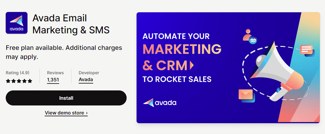 Avada Email Marketing & SMS