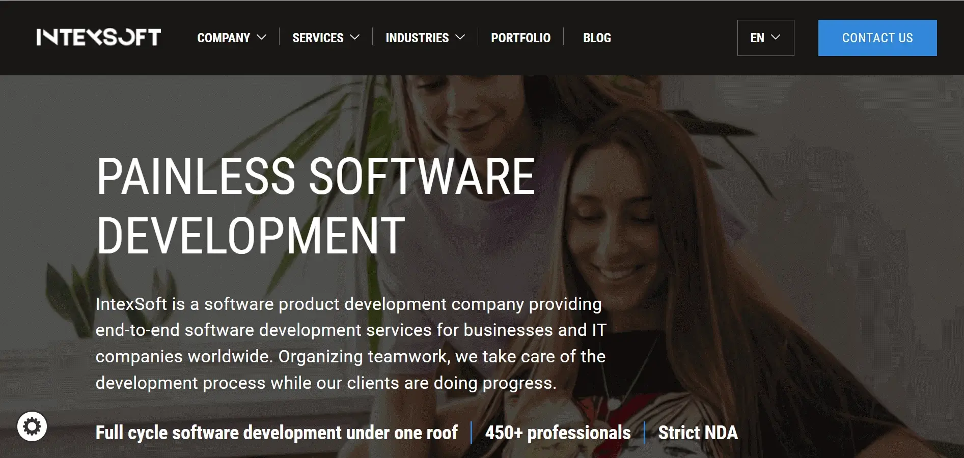 IntexSoft’s website