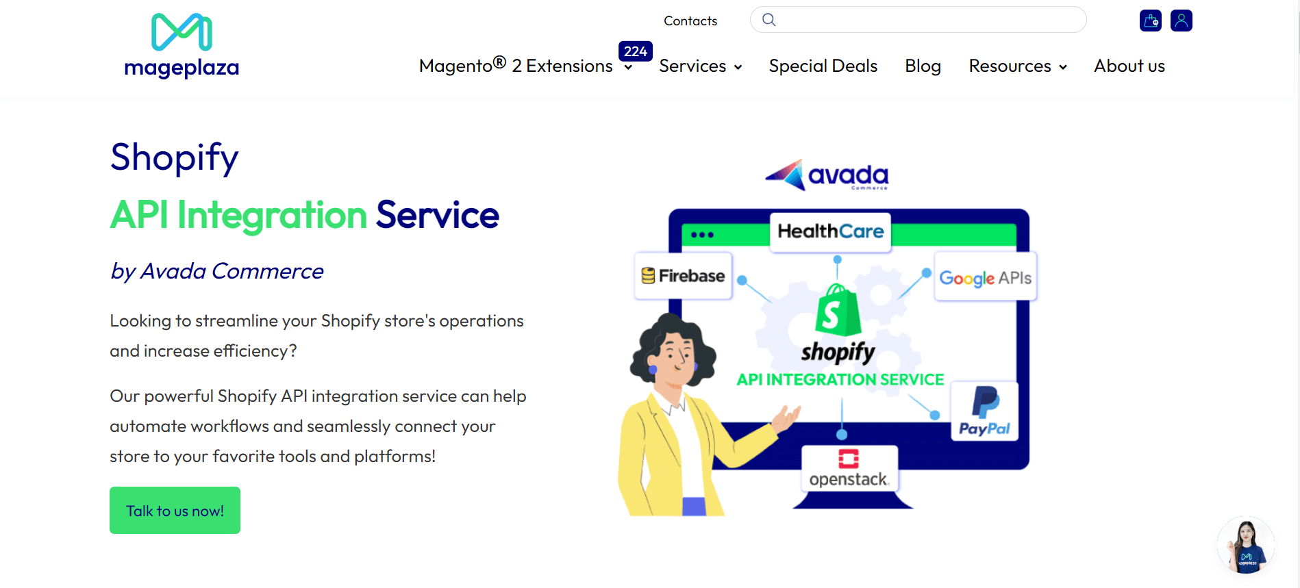 Mageplza’s Shopify API Integration service