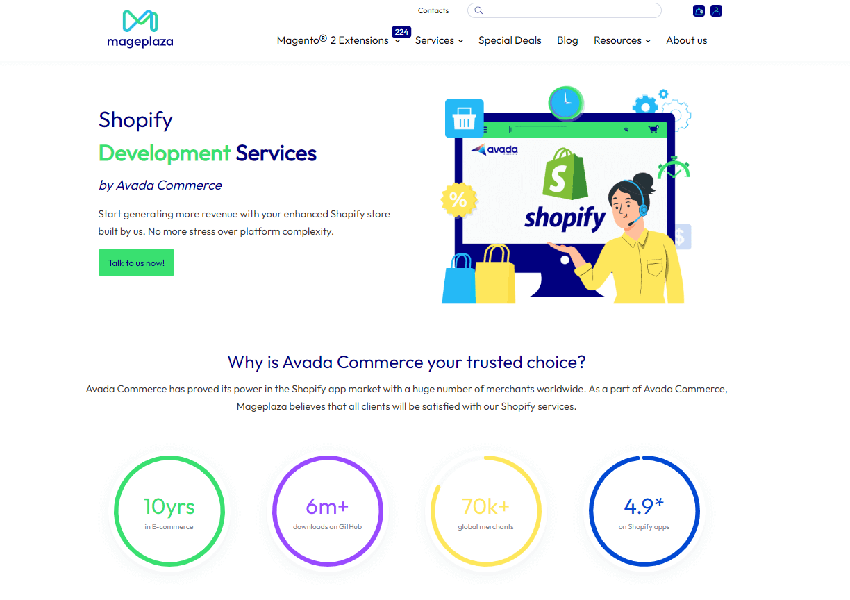 Mageplaza’s Shopify development services