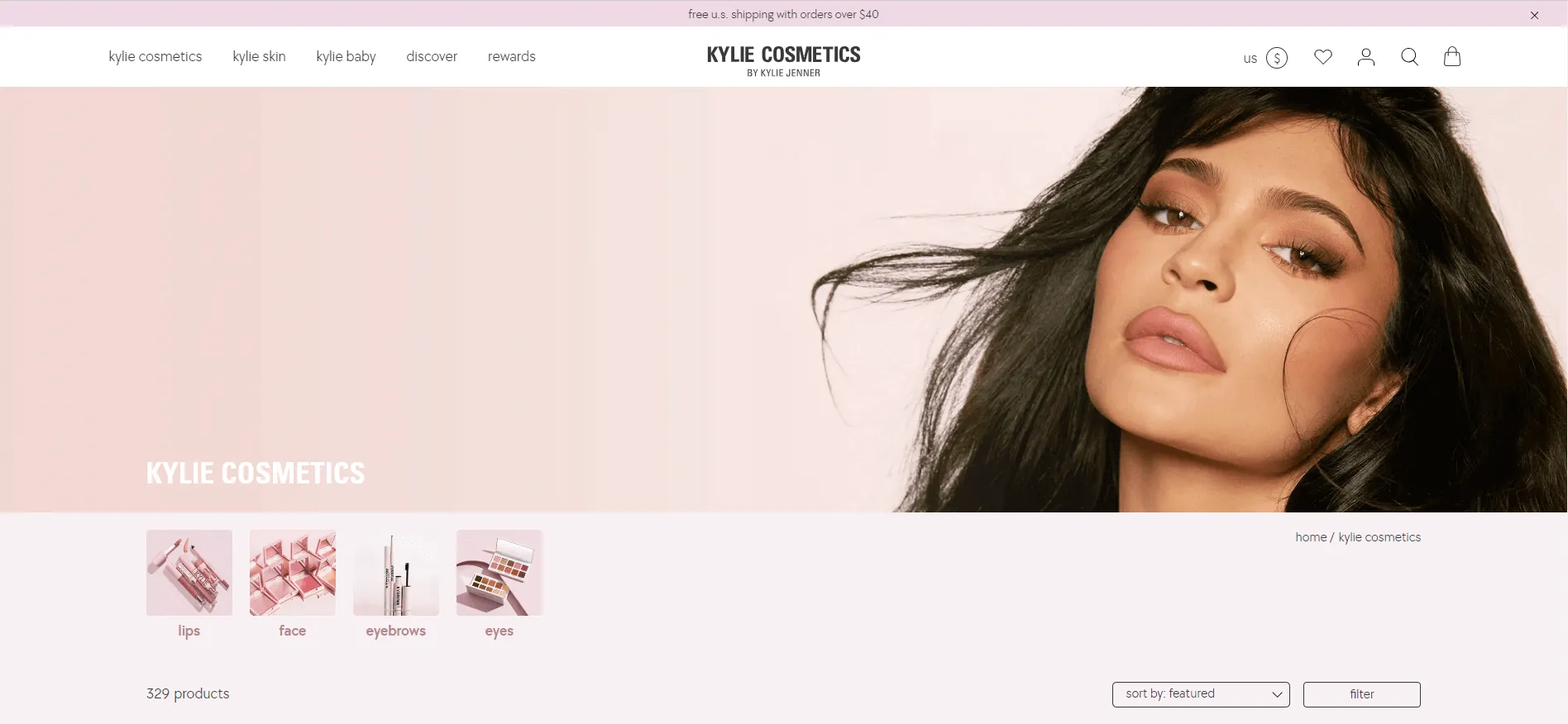 Kylie Cosmetics relaunches with shoppable livestream