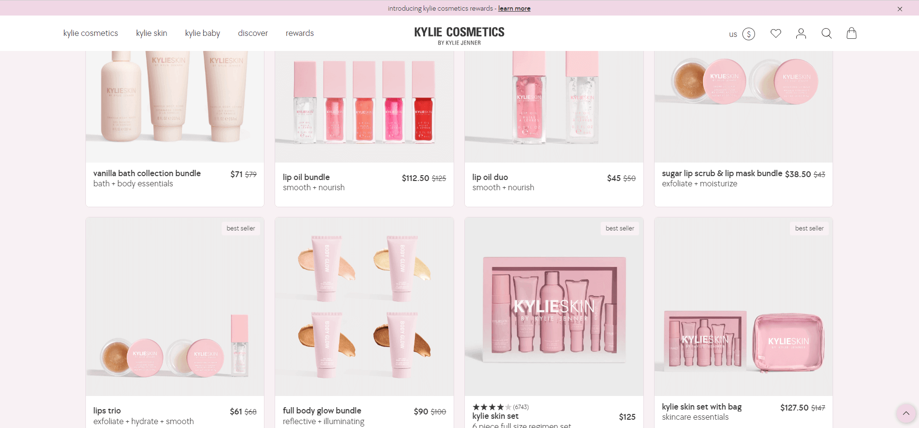 Kylie Cosmetics applies the bundling tactic