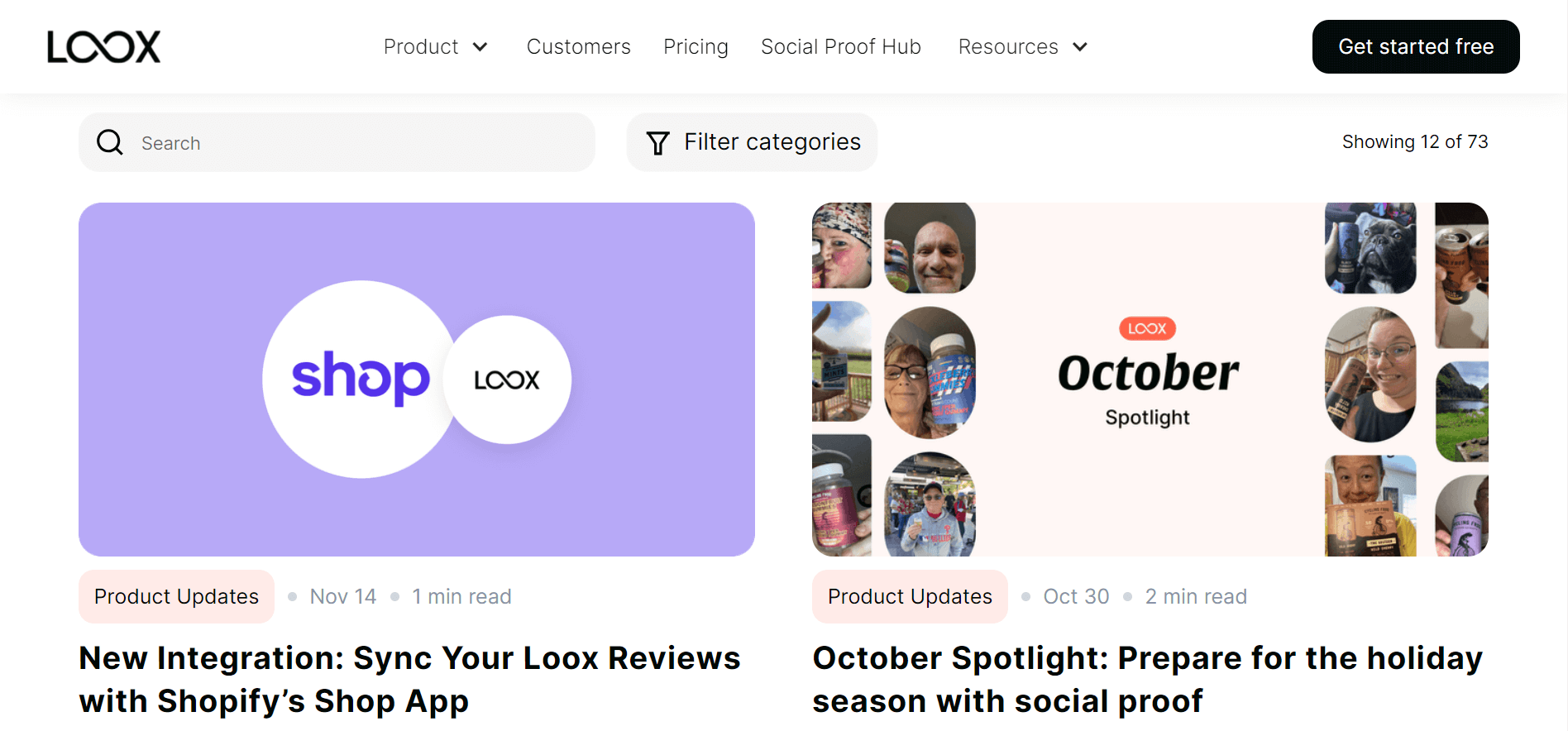 Loox blog