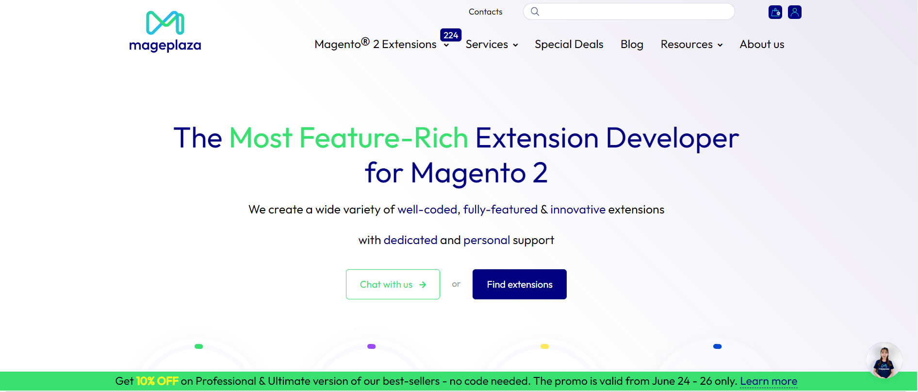 Mageplaza’s website